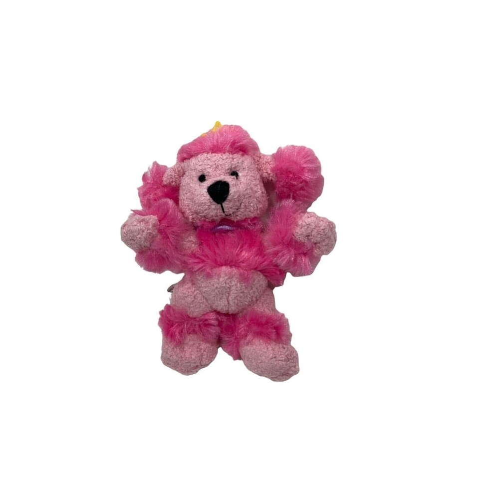 Mini Pink poodle 4 inch plush